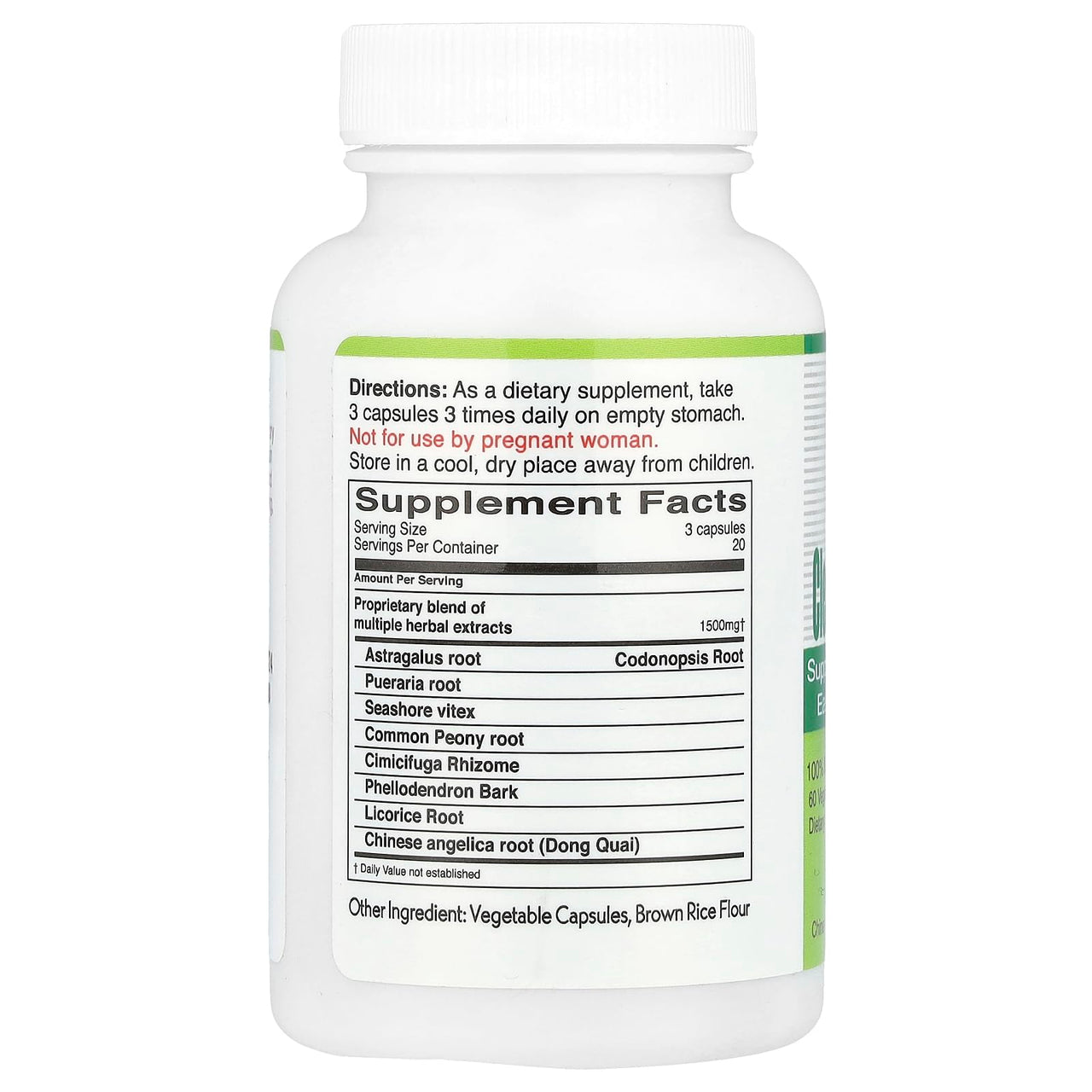 Balanceuticals Clear Eye & Sharp Ear Dietary Supplement Capsules, 500 mg, 60 Count Bottle