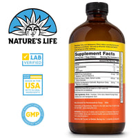 Thumbnail for NATURE'S LIFE Liquid Calcium Magnesium Supplement with Vitamin D 3 - Bone Health, Muscle, Heart Health and Immune Support - Natural Orange Flavor, 60-Day Guarantee, Lab Verified, 31 Servings, 16 FL OZ