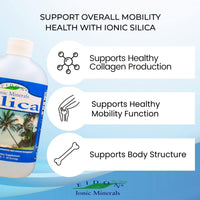 Thumbnail for Eidon Liquid Silica Mineral Concentrate - Silica Supplement for Hair, Skin, and Nails, Supplement Drops to Support Collagen Production & Hair Loss for Women & Men, Helps Manage Calcium - 18 oz