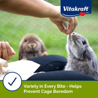 Thumbnail for Vitakraft Menu Premium Rabbit Food - Alfalfa Pellets Blend - Vitamin and Mineral Fortified, Carrots, Greens, Grains, Fruits, 5 Lb.