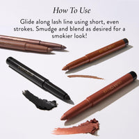 Thumbnail for LAURA GELLER NEW YORK Kajal Longwear Kohl Eyeliner Pencil - Soft Slate Kohl - Caffeine and Vitamin E - Smooth & Blendable Liner - Built-In Sharpener