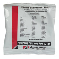Thumbnail for AgriLabs 002-00453 Vitamins & Electrolytes Plus 4-OZ Packet