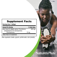 Thumbnail for NaturesPlus PRO ThymoQuin Black Seed Oil 500 mg - 60 Softgels - Full-Spectrum, Cold-Pressed Oil - Gluten Free - 60 Servings