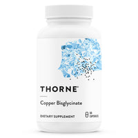 Thumbnail for THORNE Copper Bisglycinate - Well-Absorbed Trace Mineral Supplement - 60 Capsules