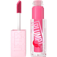 Thumbnail for MAYBELLINE Lifter Gloss Lifter Plump, Plumping Lip Gloss with Chili Pepper and 5% Maxi-Lip, Pink Sting, Sheer Bubblegum Pink, 1 Count