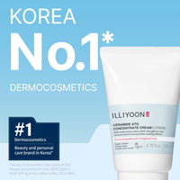 Thumbnail for Illiyoon Ceramide Ato Concentrate Cream | Moisturizer for Dry & Sensitive Skin, 100hr Lasting Hydration, For Face & Body, Gentle for Infants, Moisture Barrier Repair, Vegan Certified, 2.53 fl.oz.