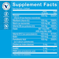 Thumbnail for The Vitamin Shoppe Vitamin B-Complex - Energy Metabolism & Nervous System Support, Complete B Vitamins (100 Softgels)