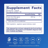 Thumbnail for Pure Encapsulations Chaste Tree (Vitex) - Supports Menstrual Cycle Regularity - for Breast Comfort* - Women's Supplement - Hormonal Balance Support - Non-GMO & Vegan - 120 Capsules