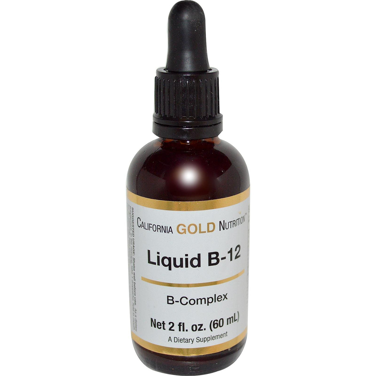 California Gold Nutrition, Liquid B-12, 2 fl oz (60 ml)
