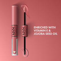 Thumbnail for NYX PROFESSIONAL MAKEUP Shine Loud, Long-Lasting Liquid Lipstick with Clear Lip Gloss - Cash Flow (Light Dusty Rose)
