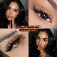 Thumbnail for QUEWEL Lash Clusters Kit, 320 Pcs 30D+40D Lash Cluster Eyelash Extensions 9-16mm Lash Clusters Wispy Kit with Eyelash Clusters Bond and Seal Glue Remover Tweezers (30D+40D Kit)