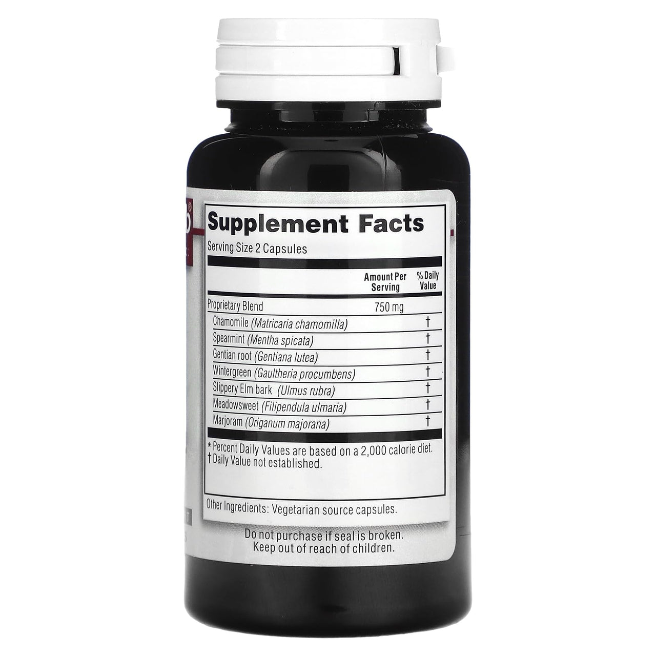 Kroeger Herb Healthy Gut Vegetarian Capsules, 100 Count
