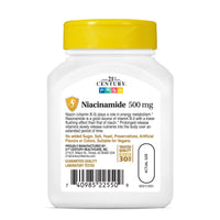 Thumbnail for 21st Century Niacinamide 500 mg Prolonged Release Tablets, 110 Count