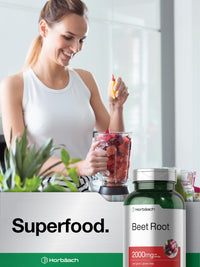 Thumbnail for Horbäach Beet Root Powder Capsules | 220 Pills | Herbal Extract | Non-GMO, Gluten Free Supplement
