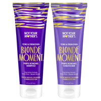 Thumbnail for Not Your Mother's Blonde Moment Purple Shampoo and Conditioner (2-Pack) - 8 fl oz - Ideal for Blonde, Highlighted Brunette, Silver Hair - Helps with Bonding, Anti-Brass Toning, Repair, and Hydration