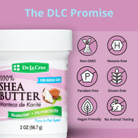 Thumbnail for De La Cruz 100% Pure and Natural Shea Butter - Moisturizer for Dry, Irritated and Rough Skin - 2 OZ.