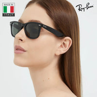 Thumbnail for Ray-Ban RB2132 NEW WAYFARER Classic Polarized Square Shape Sunglasses With Eyewear Kit Bundle - High Bridge Fit - Casual Wear Square Sunglasses