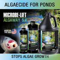 Thumbnail for MICROBE-LIFT ALGA32 Algaway 5.4 Algae Control Treatment for Ponds and Water Gardens, Safe for Koi Fish, Goldfish, Plants, and Decorations, 32 Ounces