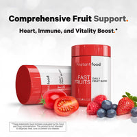 Thumbnail for Codeage Instantfood Fast Fruits, Over 15 Fruits Powders Equivalent All-in-One, Vegan Daily Whole Food Vitamins - Berries, Antioxidant Polyphenols & Bioflavonoid Multivitamin, Non-GMO, 90 Capsules