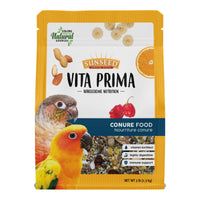 Thumbnail for Sunseed Vita Prima Conure Food – Nutrient-Rich Blend with Fruits, Vegetables & Seeds Supports Healthy Feathers, Eyes & Active Energy – 3 lb Bag