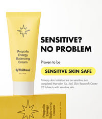 Thumbnail for BY WISHTREND Propolis Energy Balancing Cream | 10% Propolis, Face Care for Oily Skin, Improves Skin Barrier, Rich in Antioxidant, Lightweight Texture, Probiotics Moisturizer 1.69 Fl Oz