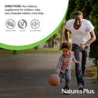 Thumbnail for NaturesPlus Animal Parade Sugar-Free Children's Calcium, Vanilla Sundae Flavor - 90 Chewable Animal Shaped Tablets, Pack of 2 - Magnesium for Bone Health - Gluten Free - 90 Servings