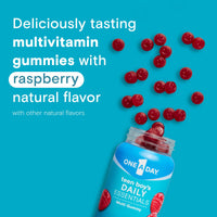 Thumbnail for One A Day Teen Boy’s Daily Essentials Multivitamin Gummies, Teen Boy Vitamins with Vitamin C, Vitamin D, Bone Health, Immune Health, Raspberry Natural Flavor, 120 Gummies
