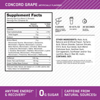 Thumbnail for Optimum Nutrition Amino Energy - Pre Workout with Green Tea, BCAA, Amino Acids, Keto Friendly, Green Coffee Extract, Energy Powder - Concord Grape, 65 Servings (Packaging May Vary)