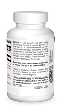 Thumbnail for Source Naturals Guarana Energizer 900 mg Caffiene and Energy - 200 Tablets