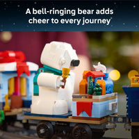 Thumbnail for LEGO Icons Holiday Express Train Building Set for Adults, Ages 18+ - Seasonal Home Decor for Bedroom or Book Shelf - Christmas Train W/Track & 4 Minifigures - Gift Idea for Holidays - 10361
