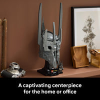 Thumbnail for LEGO Icons The Lord of The Rings: Sauron's Helmet - Building Set for Adults, Ages 18+ - Bedroom, Home Office, Book Shelf Decor - W/Sauron Minifigure - Gift for Birthdays - 11373
