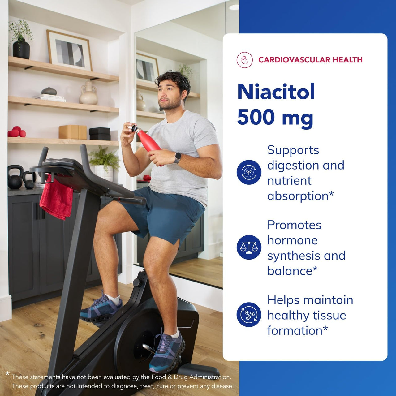 Pure Encapsulations Niacitol 500 mg | Hypoallergenic No-Flush Niacin to Support Digestion, Hormone Synthesis, and Tissue Formation* | 120 Capsules
