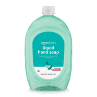 Thumbnail for Amazon Basics Liquid Hand Soap Refill, Mango and Coconut Water Scent, Triclosan-Free, Dermatologist Tested, pH Balanced, Paraben-Free, 50 Fl Oz (Pack of 1) (Previously Solimo)