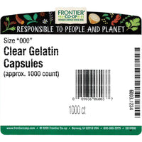 Thumbnail for Frontier Co-op Vegetarian Capsules Clear 