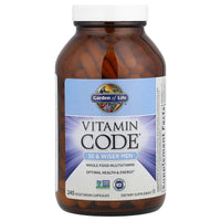 Thumbnail for Garden of Life Multivitamin for Men - Vitamin Code 50 & Wiser Men's Raw Whole Food Vitamin Supplement with Probiotics, Vegetarian, 240 Capsules