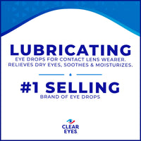 Thumbnail for Clear Eyes Contact Lens Relief Eye Drops, 0.5 Fl Oz