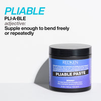 Thumbnail for Redken Pliable Styling Paste With Flexible Hold For All Hair Types - Adds Lightweight, Flexible Texture & Moisture, Medium Hold