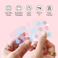 Thumbnail for grace & stella Award Winning Pore Strip - Pimple Patches for Face - Hydrocolloid Acne Patches - Absorbs Zits, Reduces Redness - Cute Patches Dermatologist-Tested, Vegan (Multishape, 72 Count)