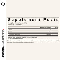 Thumbnail for Codeage Liposomal L-Glutamine Powder - High-Potency L-Glutamine 5,000 mg per Serving - 3-Month Supply - Liposomal Delivery, Free-Form Amino Acid, Unflavored Glutamine - Non-GMO Gluten-Free - 16.67 oz