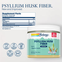 Thumbnail for SOLARAY Psyllium Husk Powder - Psyllium Fiber Supplement for Digestive Health - 3 g of Soluble Fiber - Gluten Free, Made Without Soy, 60-Day Guarantee - 50 Servings, 6.17 OZ