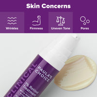 Thumbnail for Paula's Choice CLINICAL 1% Retinol Treatment Cream with Peptides, Vitamin C & Licorice Extract, Anti-Aging & Wrinkles, Travel Size. PACKAGING MAY VARY.