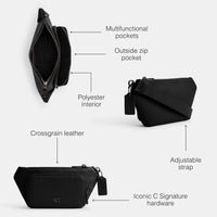 Thumbnail for COACH Belt Bag in Crossgrain Leather, Black