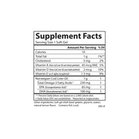 Thumbnail for Carlson - Cod Liver Oil Gems, Low Vitamin A, 230 mg Omega-3s, Norwegian, Wild Caught, Sustainably Sourced, 150 Softgels