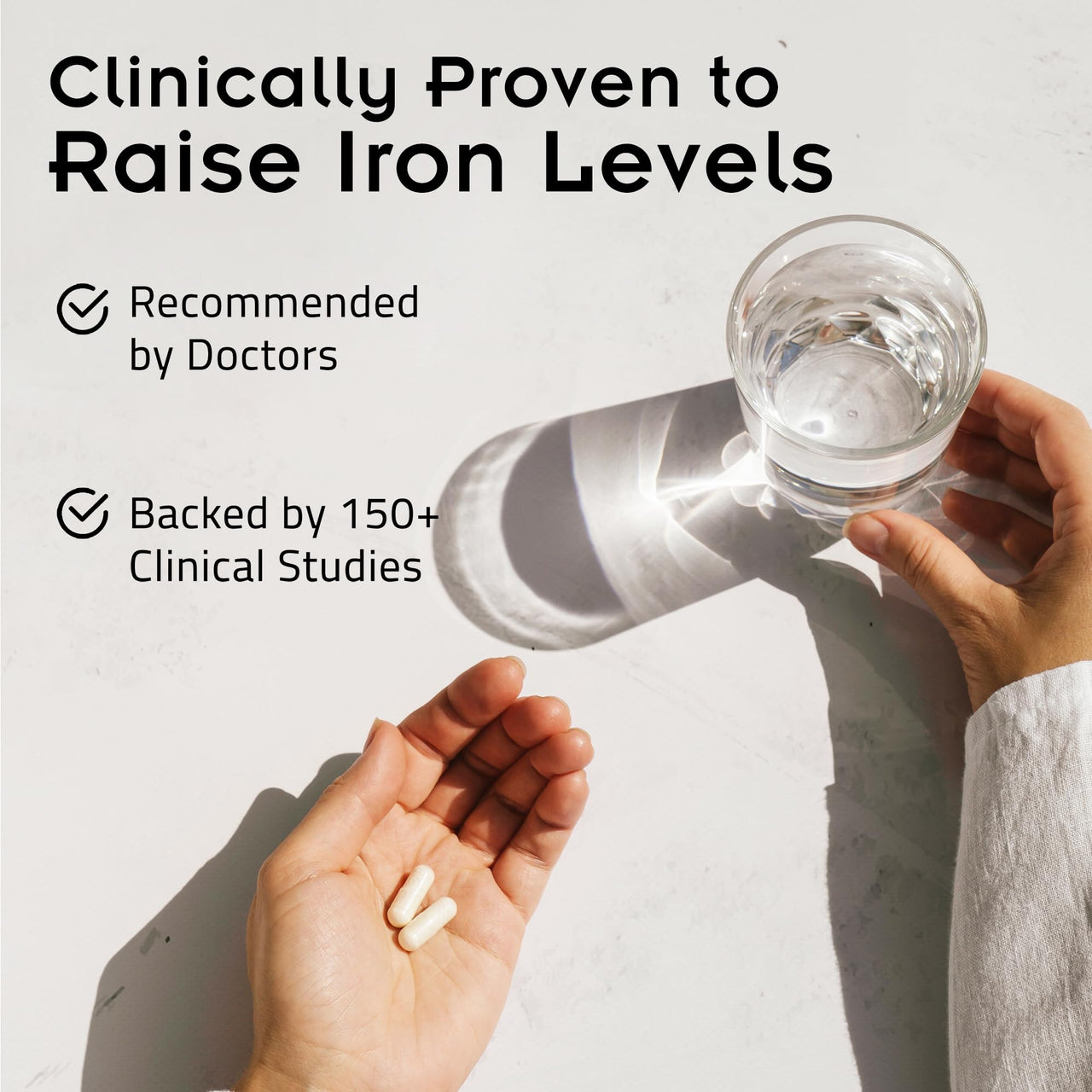SiderAL Forte Sucrosomial Iron Supplement for Women and Men - Clinically Proven to Increase Levels without Side Effects, Gentle on Stomach, 7x Higher Absorption for Anemia & Energy, Vitamin C, 30ct