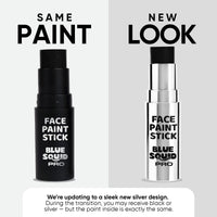 Thumbnail for Blue Squid PRO Black Face Paint Stick - Waterproof Body Paint for Adults & Kids Eye Black Baseball, Eyeblack Softball - Vegan Hypoallergenic Twist-Up Non-Toxic Makeup Stick for Cosplay, Sports & SFX