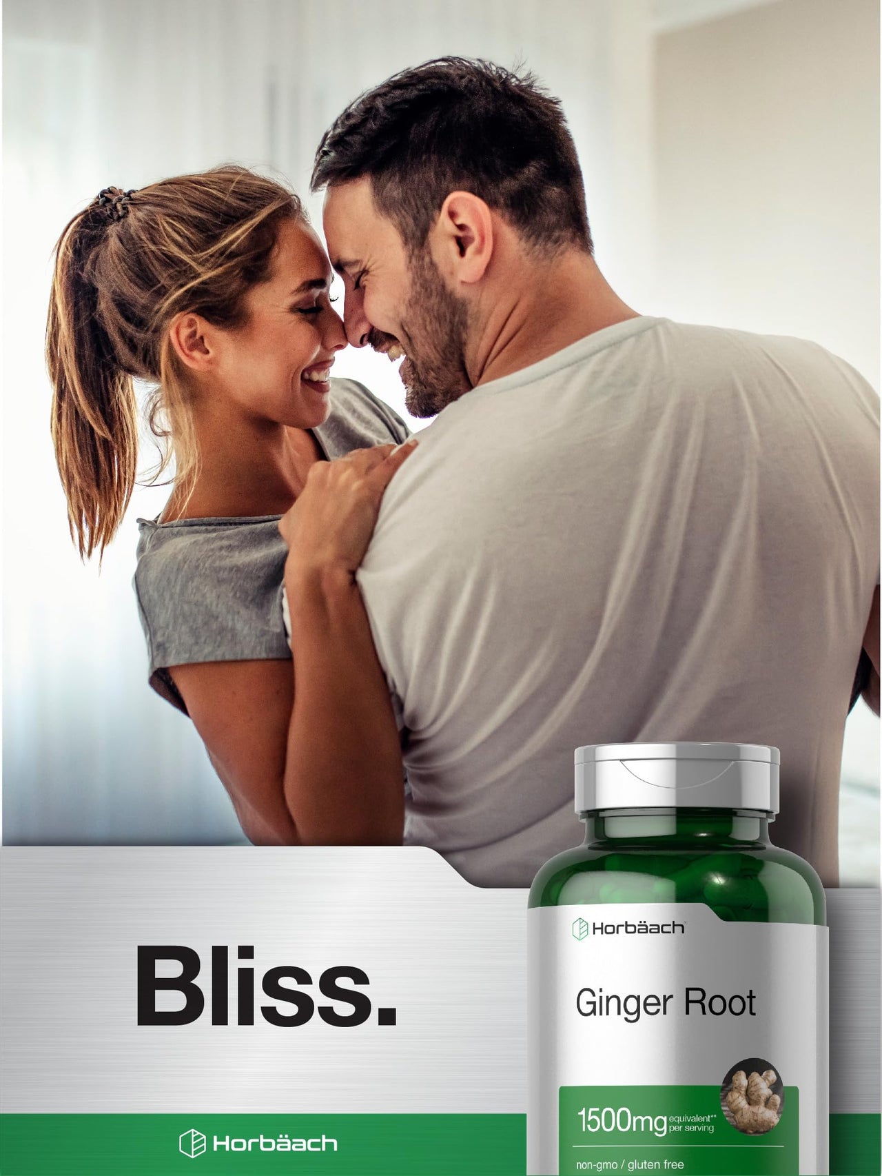 Horbäach Ginger Root Capsules | 150 Pills | Non-GMO, Gluten Free | Ginger Root Extract