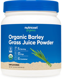Thumbnail for Nutricost Organic Barley Grass Juice Powder (1 LB) (Unflavored)