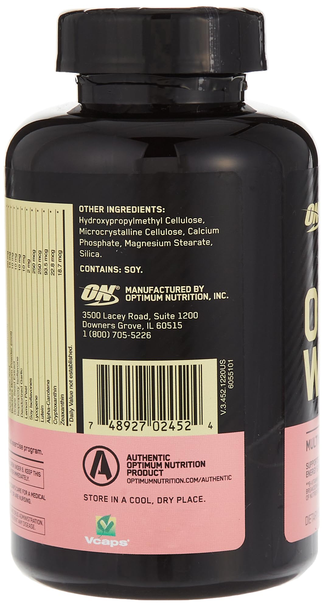 Optimum Nutrition Opti-Women, Women Multivitamin, 120 Capsules