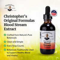 Thumbnail for Christopher's Original Formulas Blood Stream Formula, 2 oz Glycerine Extract - Natural Herbal Blend