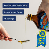 Thumbnail for Carlson - The Very Finest Fish Oil, 1600 mg Omega-3s, Liquid Fish Oil Supplement, Norwegian Fish Oil, Wild-Caught, Sustainably Sourced Fish Oil Liquid, Lemon, 200ml, 6.7 Fl Oz